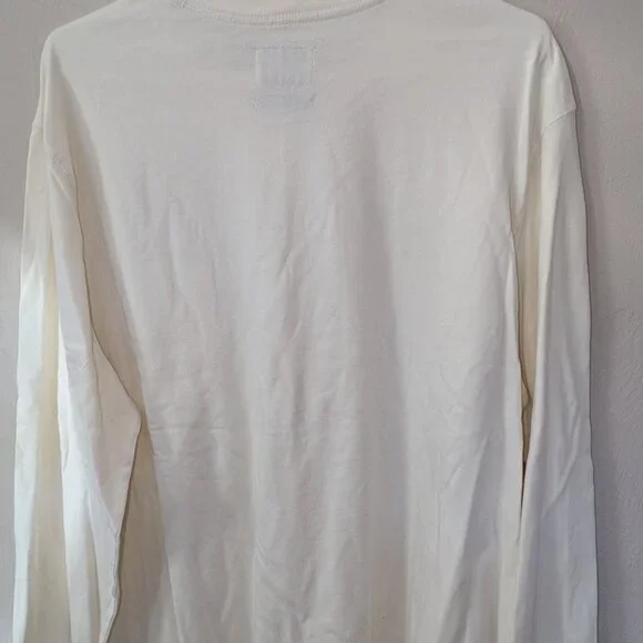 Men's Cream colored long sleeve t-shirt. New! - Picture 4 of 4
